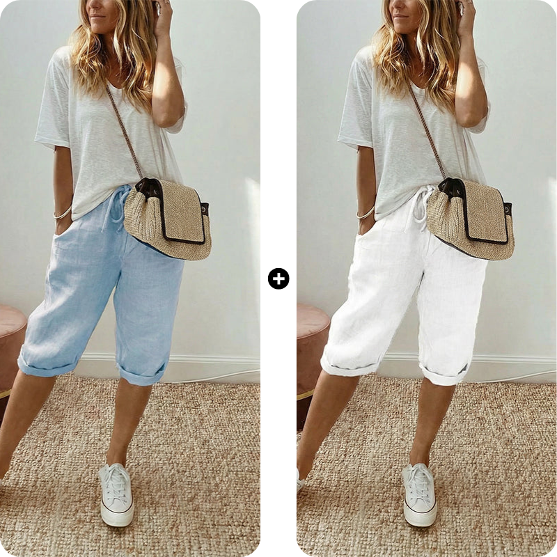 Lina – Luftige Komfort-Caprihose