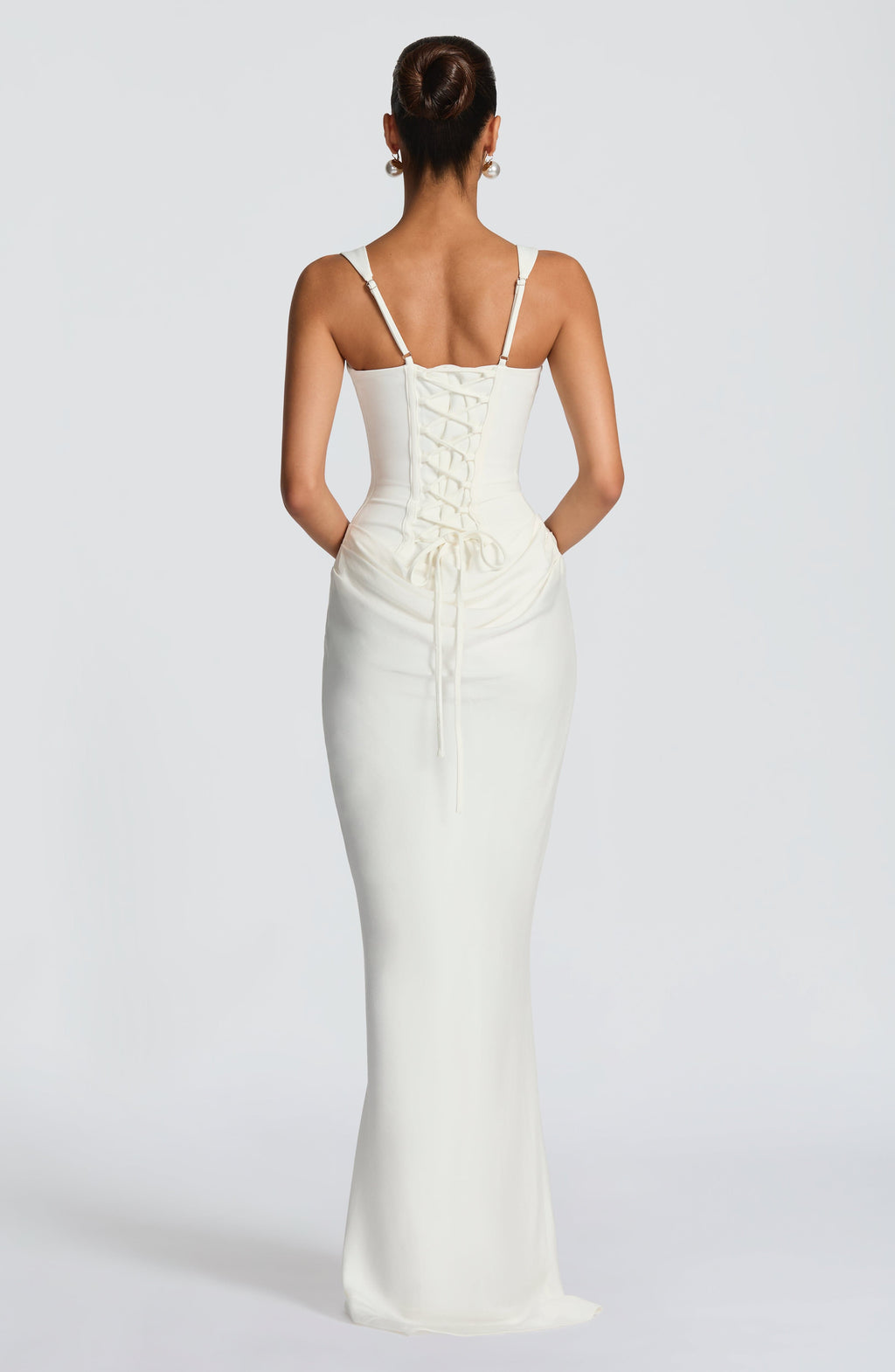 Éléonore | Maxikleid mit eckigem Dekolleté