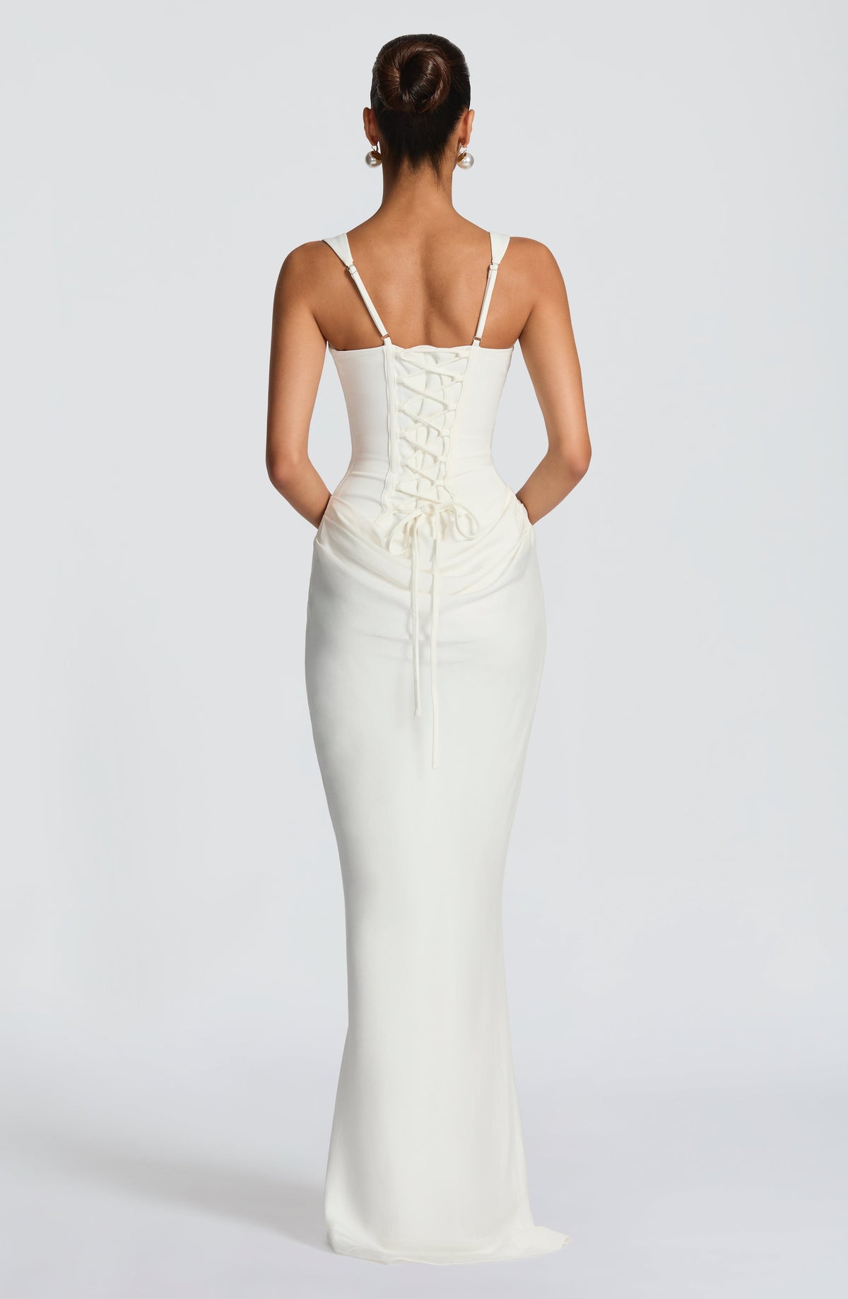 Éléonore | Maxikleid mit eckigem Dekolleté