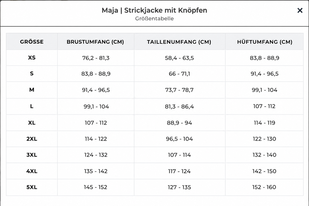Maja™ | Elegante Strickjacke mit Knöpfen