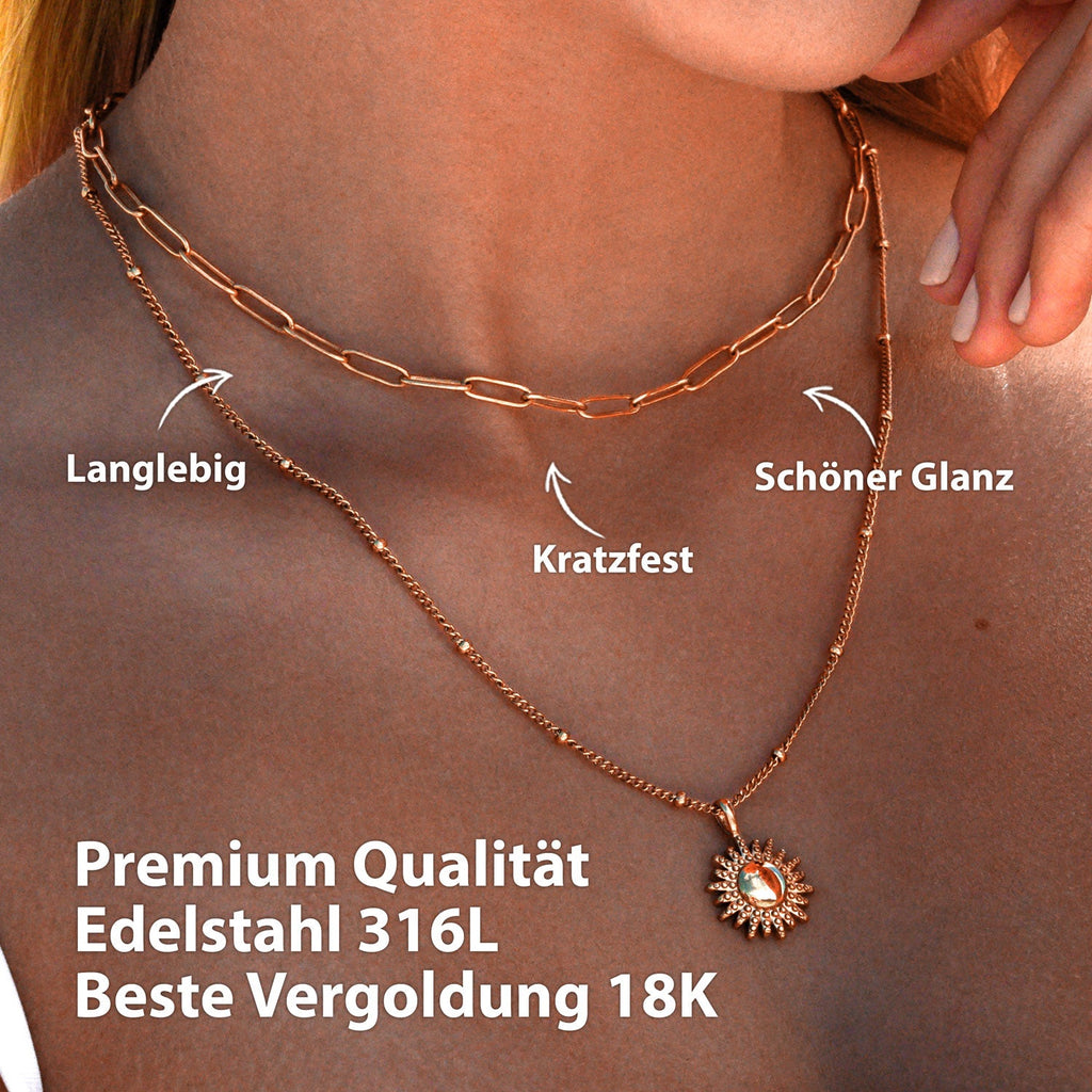 BonnyLink Gliederkette Rosegold