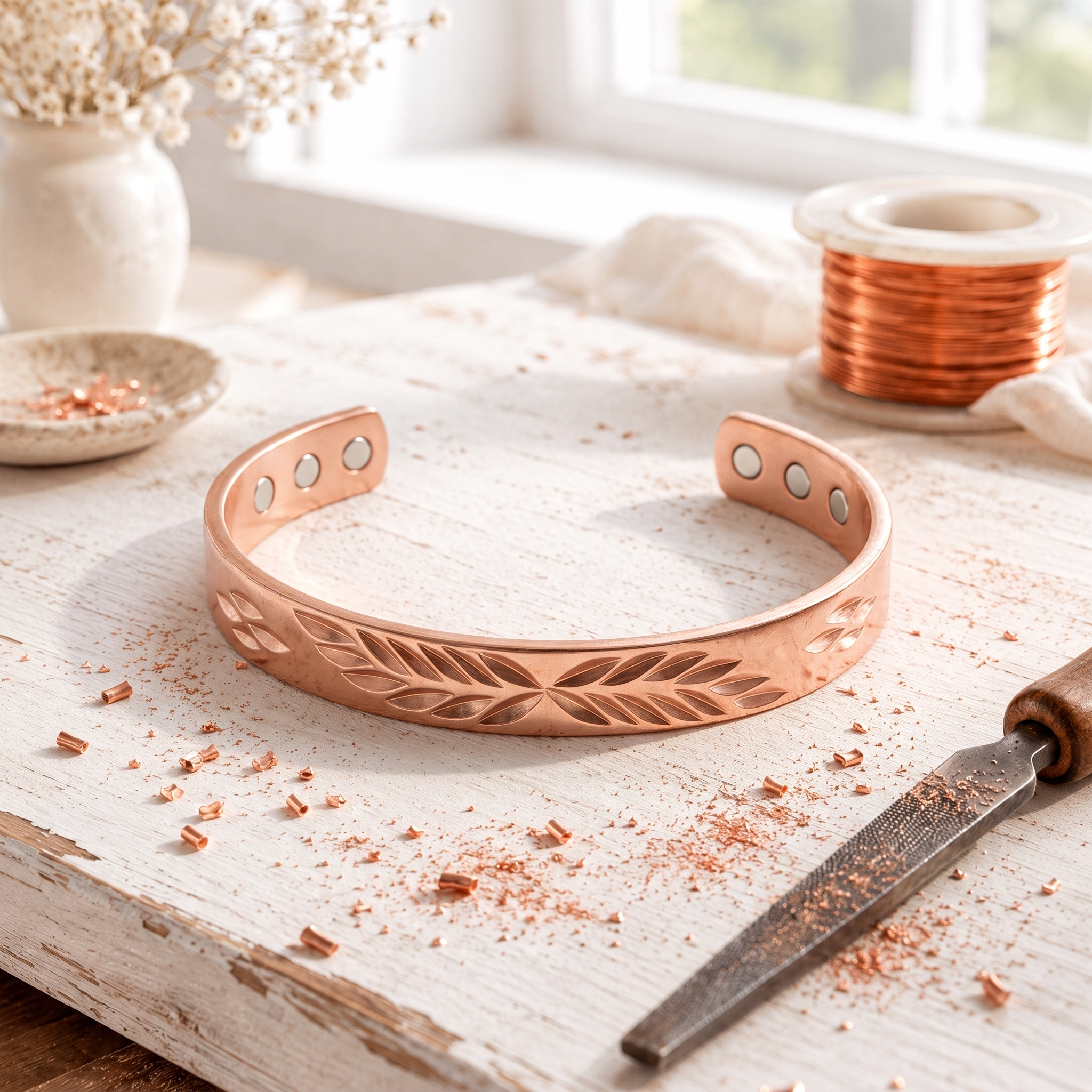 Canopée Kupferarmband