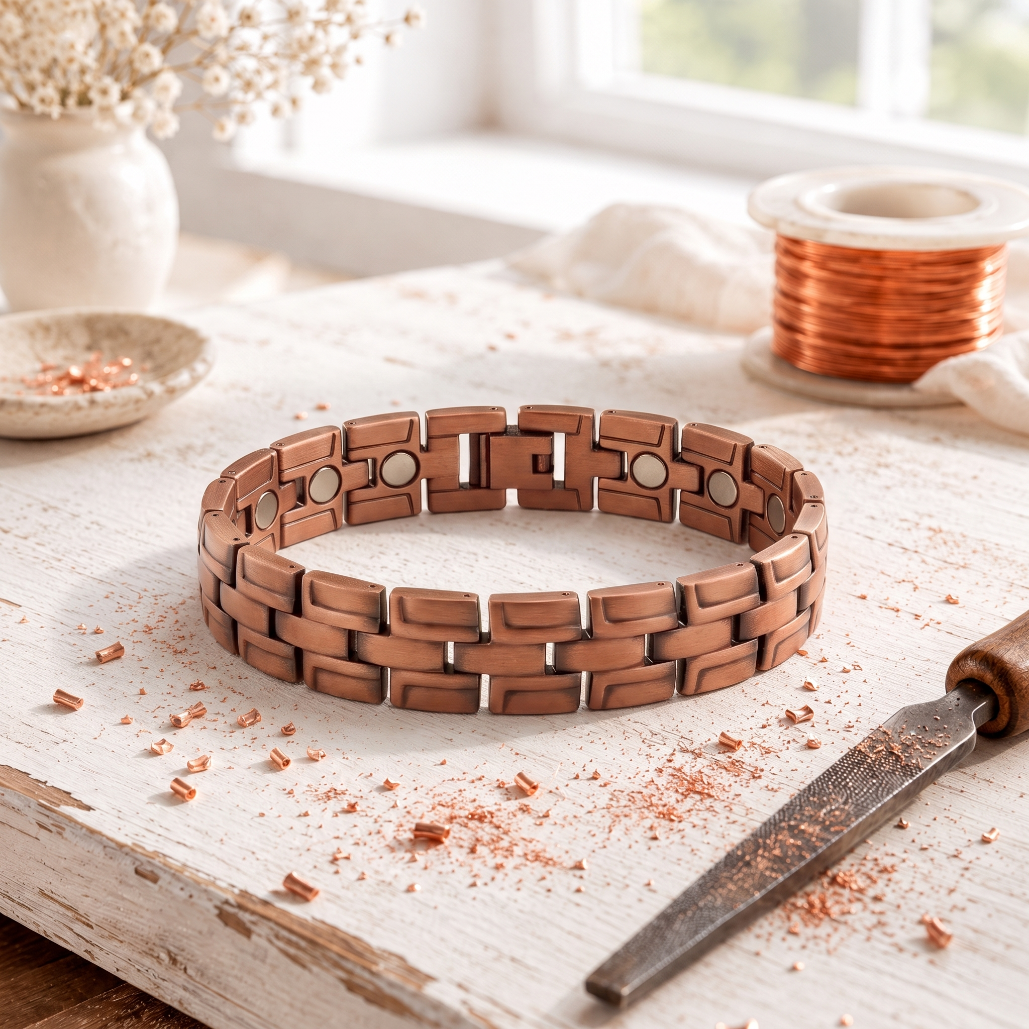 Speerpunt Kupferarmband für Herren