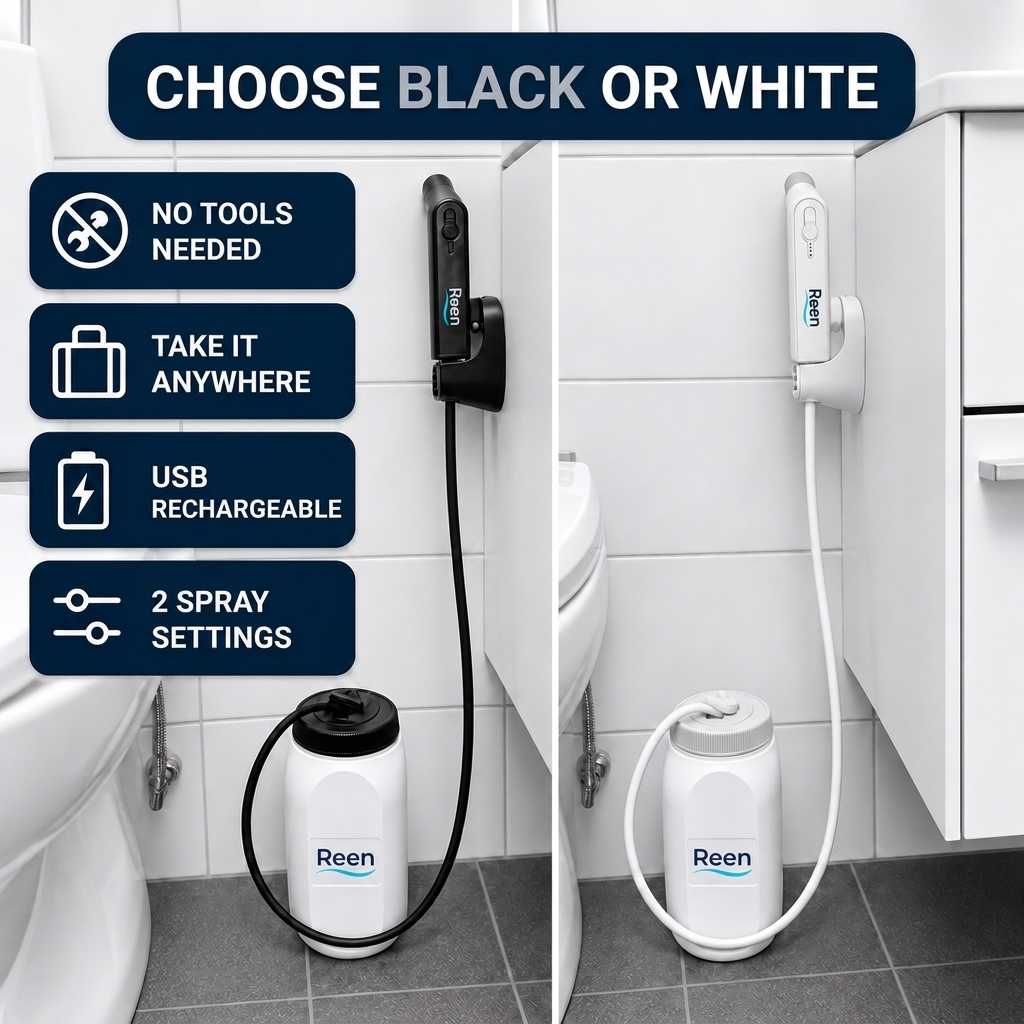 A real bidet experience - no installation required