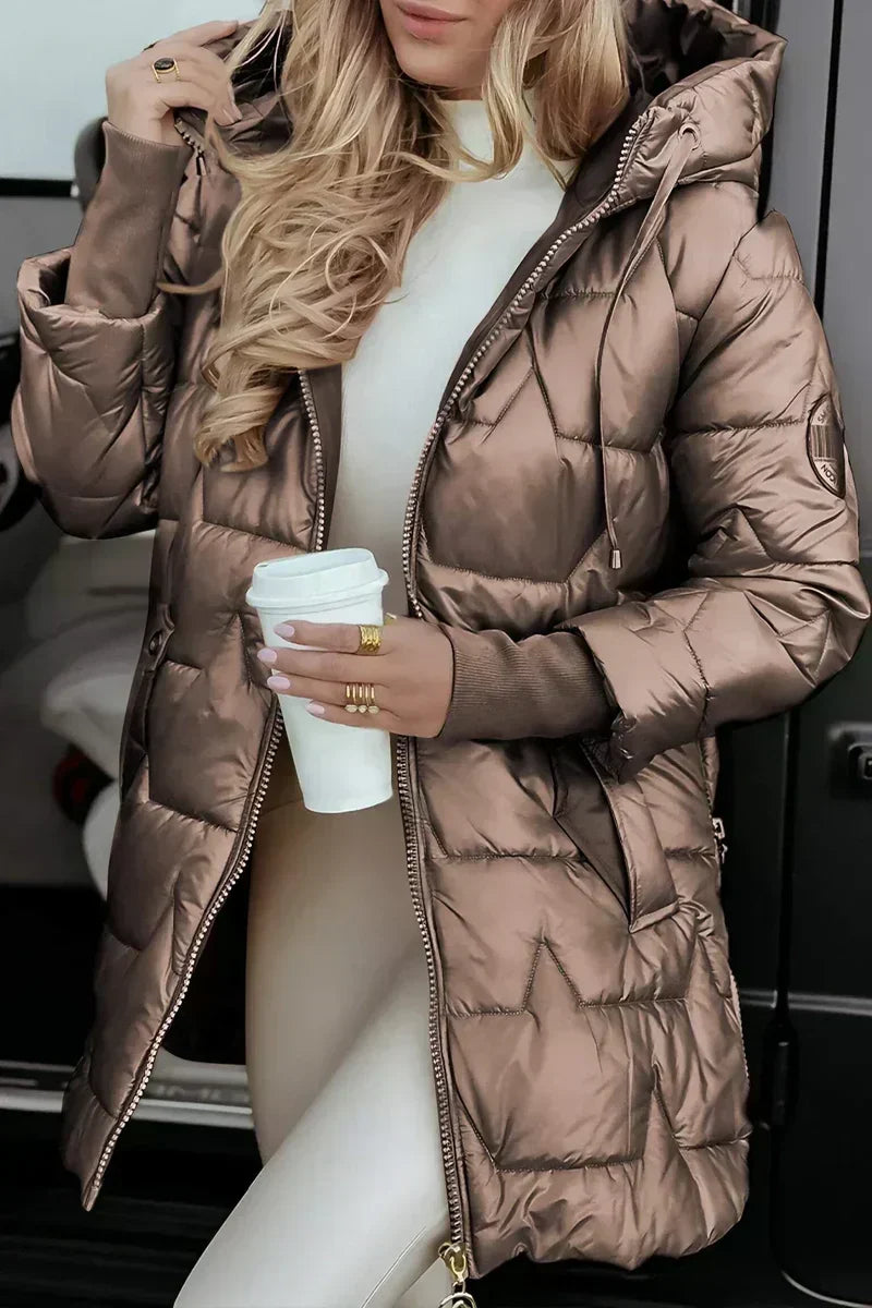 Sorella | Elegante Winterjacke mit Kapuze