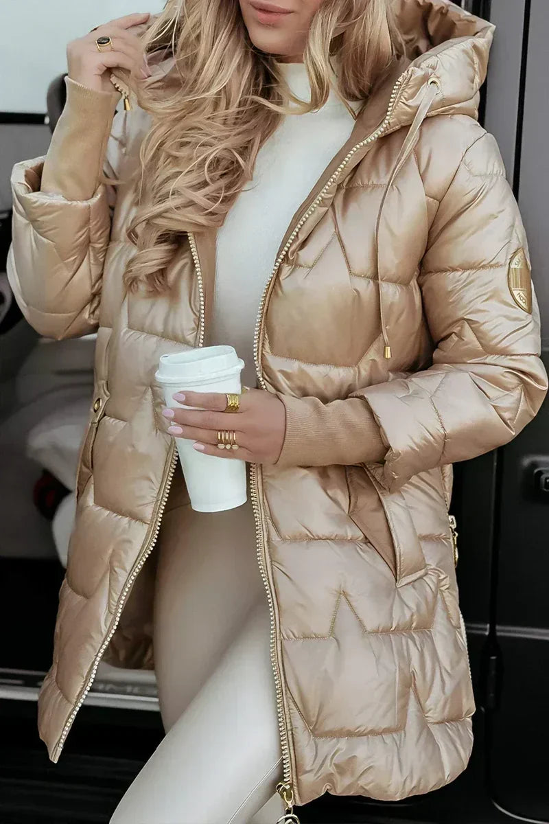 Sorella | Elegante Winterjacke mit Kapuze