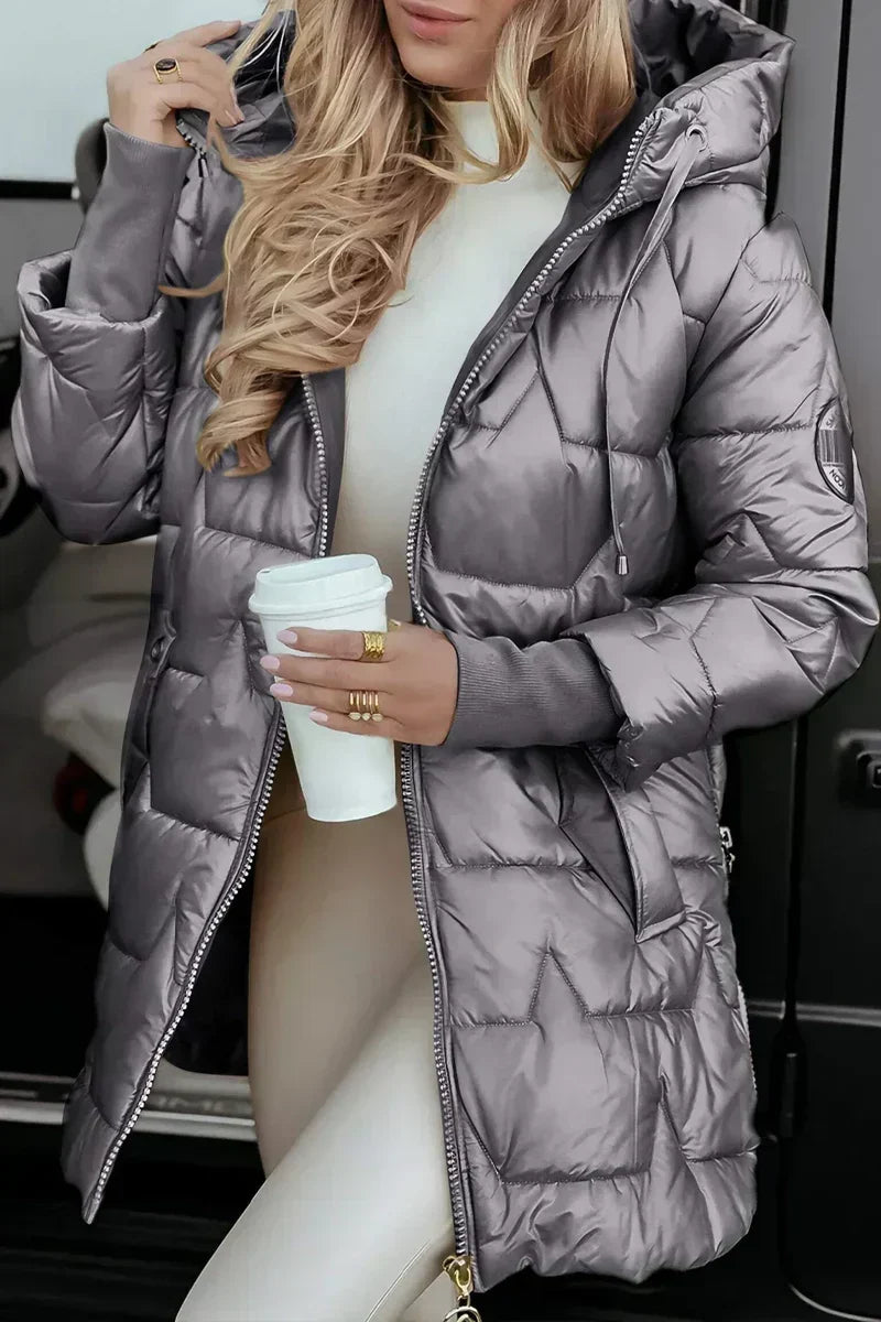 Sorella | Elegante Winterjacke mit Kapuze