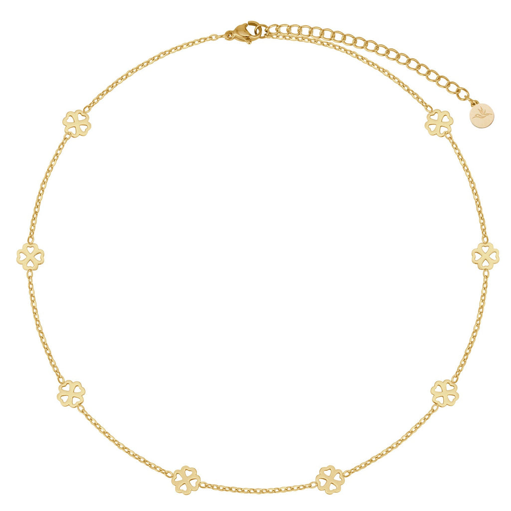 BonnyBliss Kette Kleeblatt Gold