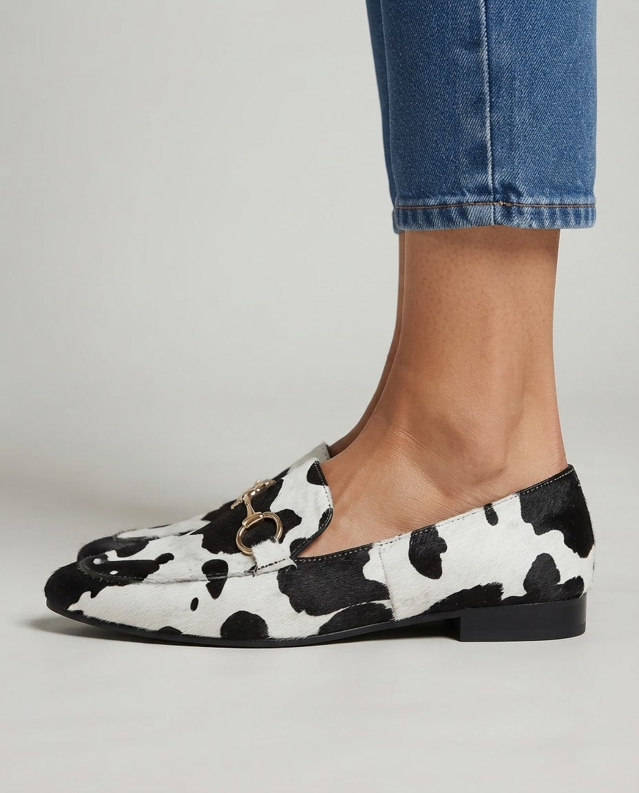 Felivelle™ - Stilvolle Halbschuhe im schwarz-weißen Muster