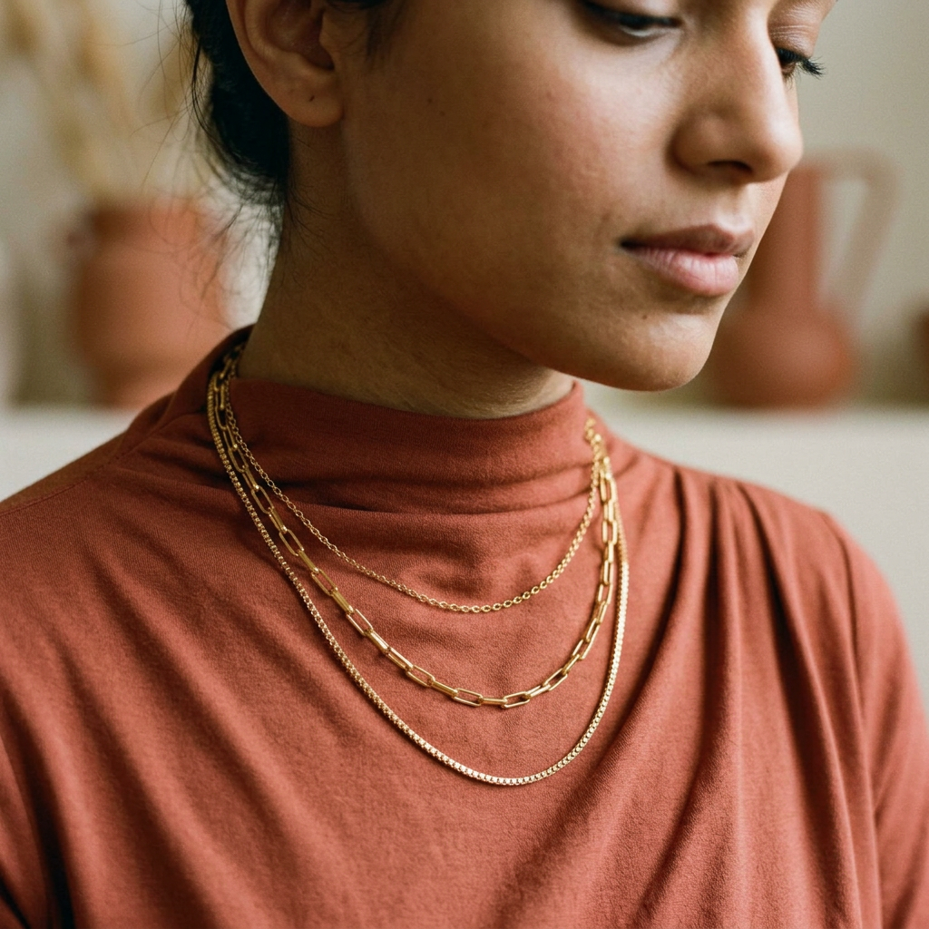 Lunavera™ - Elegante, geschichtete Halskette