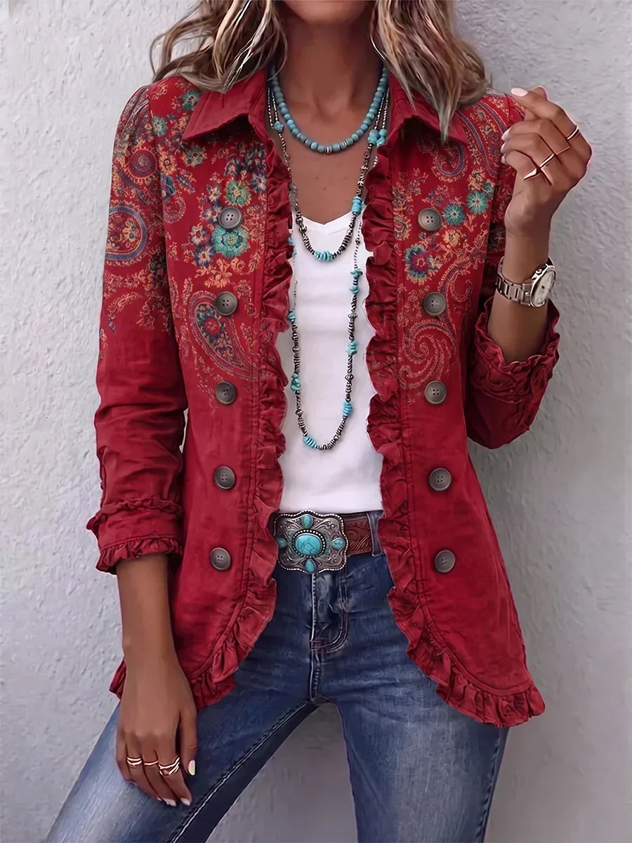 Inmaculada | Kaschmirjacke mit Volants
