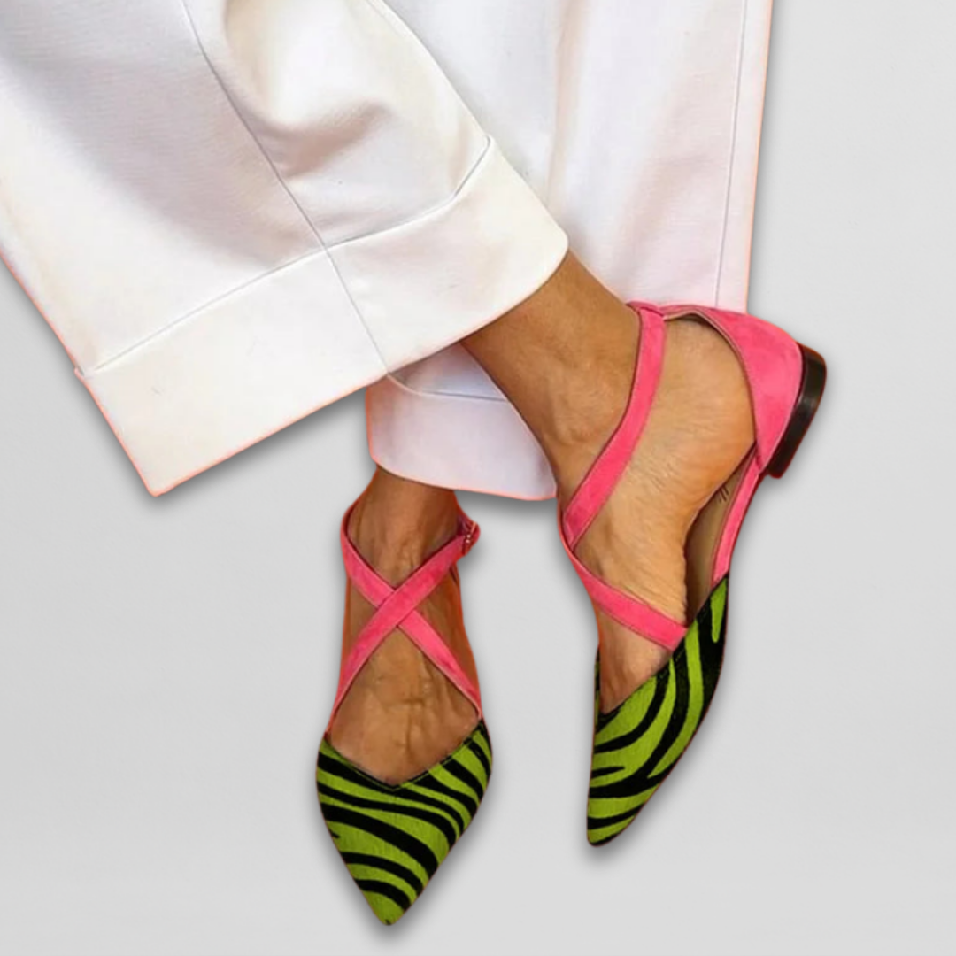 Lunavelle™ - Stilvolle Ballerinas mit Riemchen