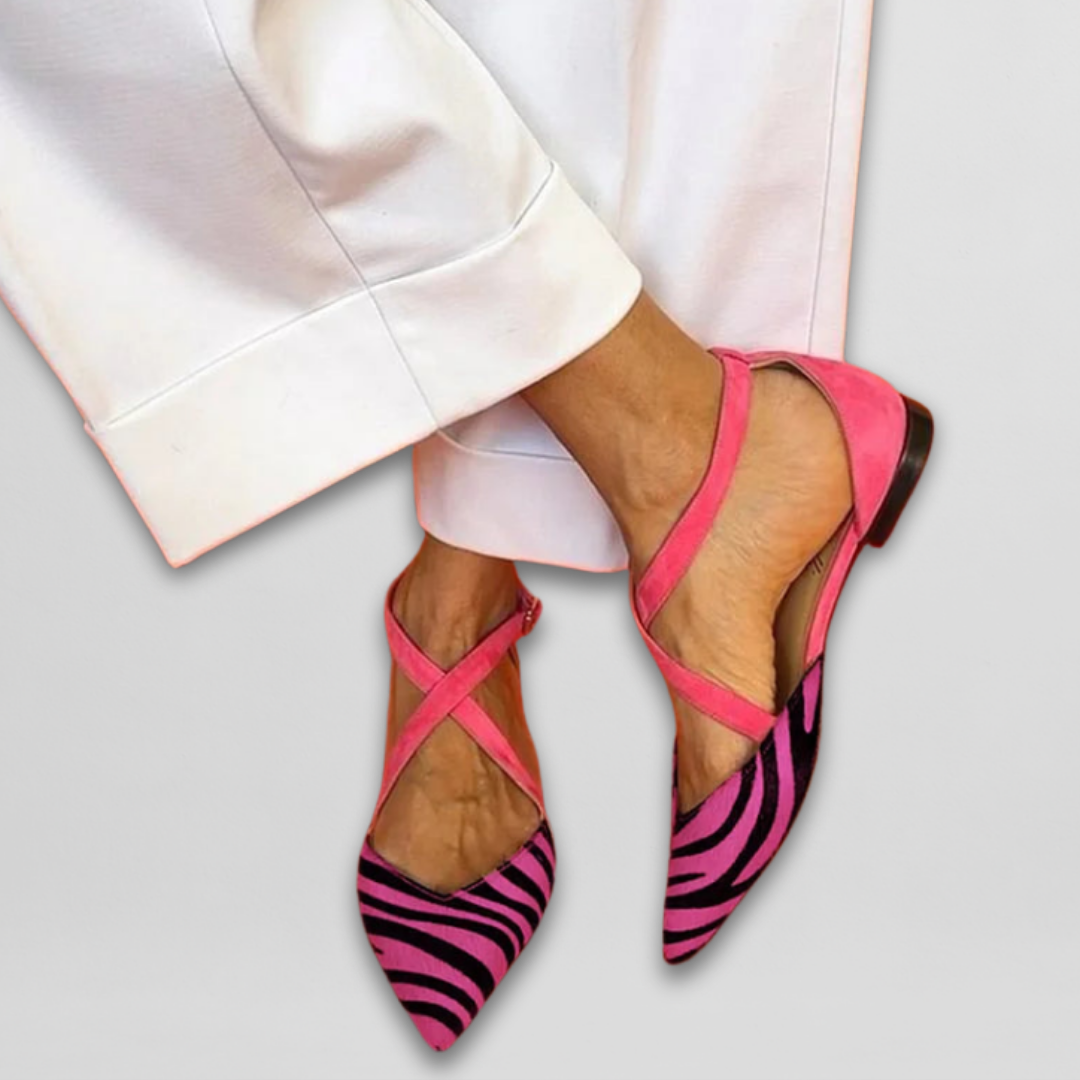 Lunavelle™ - Stilvolle Ballerinas mit Riemchen