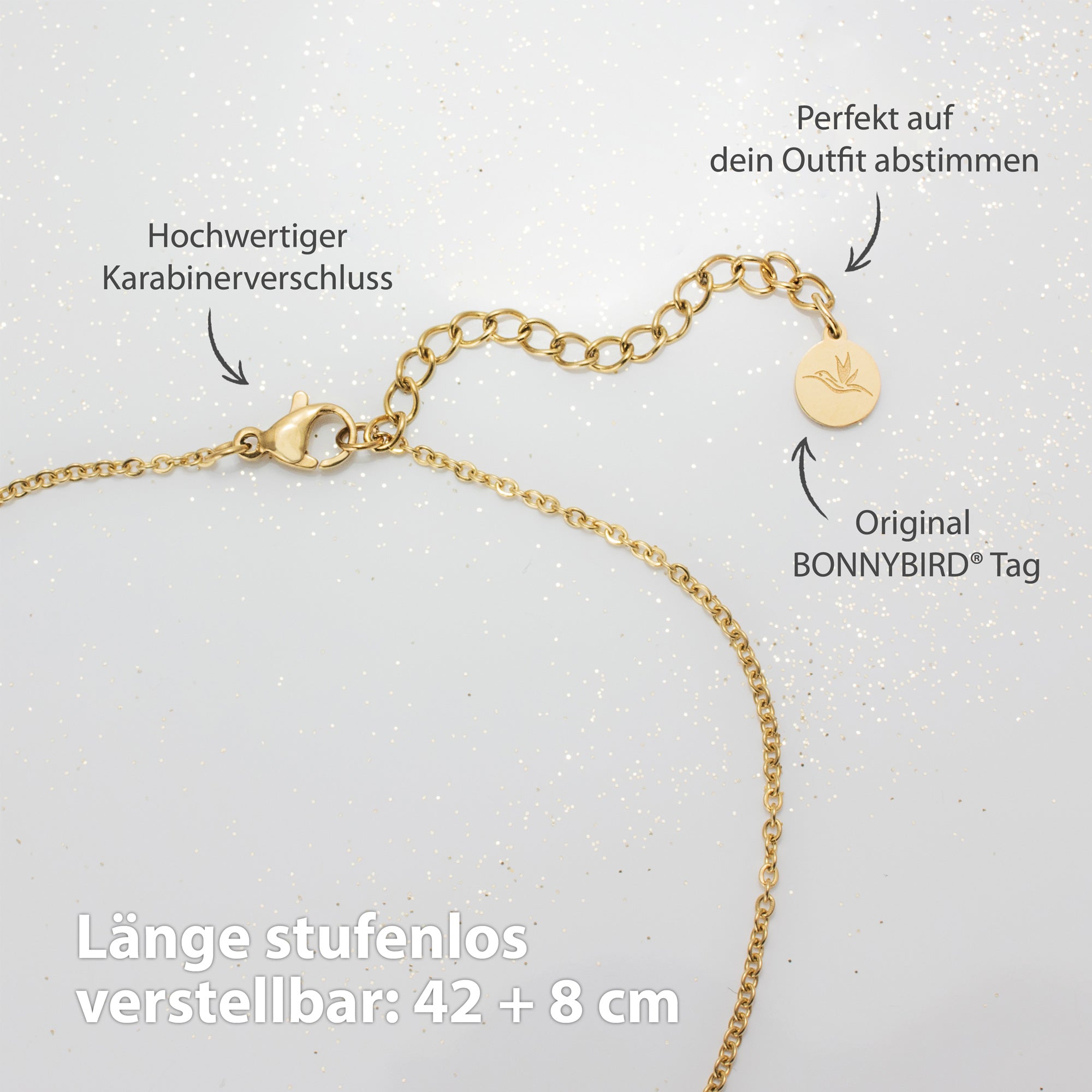 BonnyPearl Kette mit Perle Gold