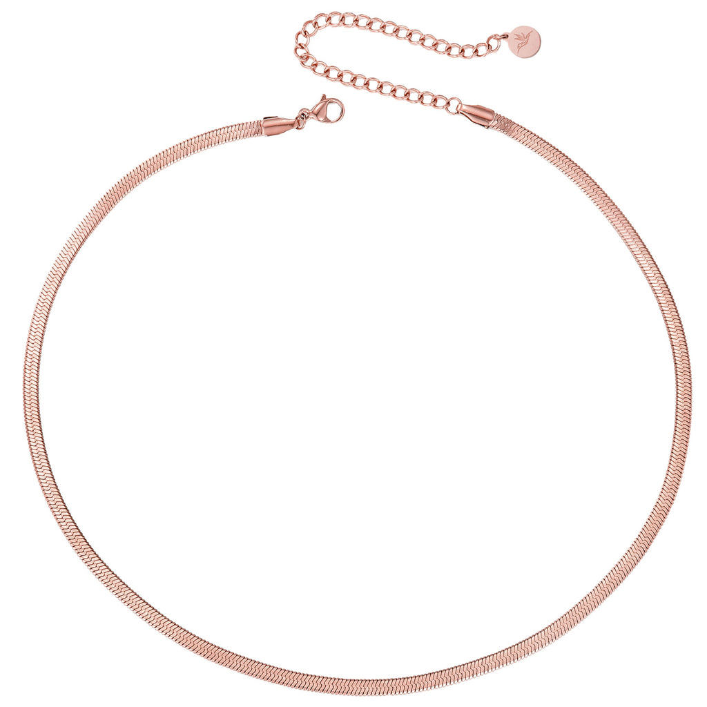 BonnySnake Schlangenkette Rose