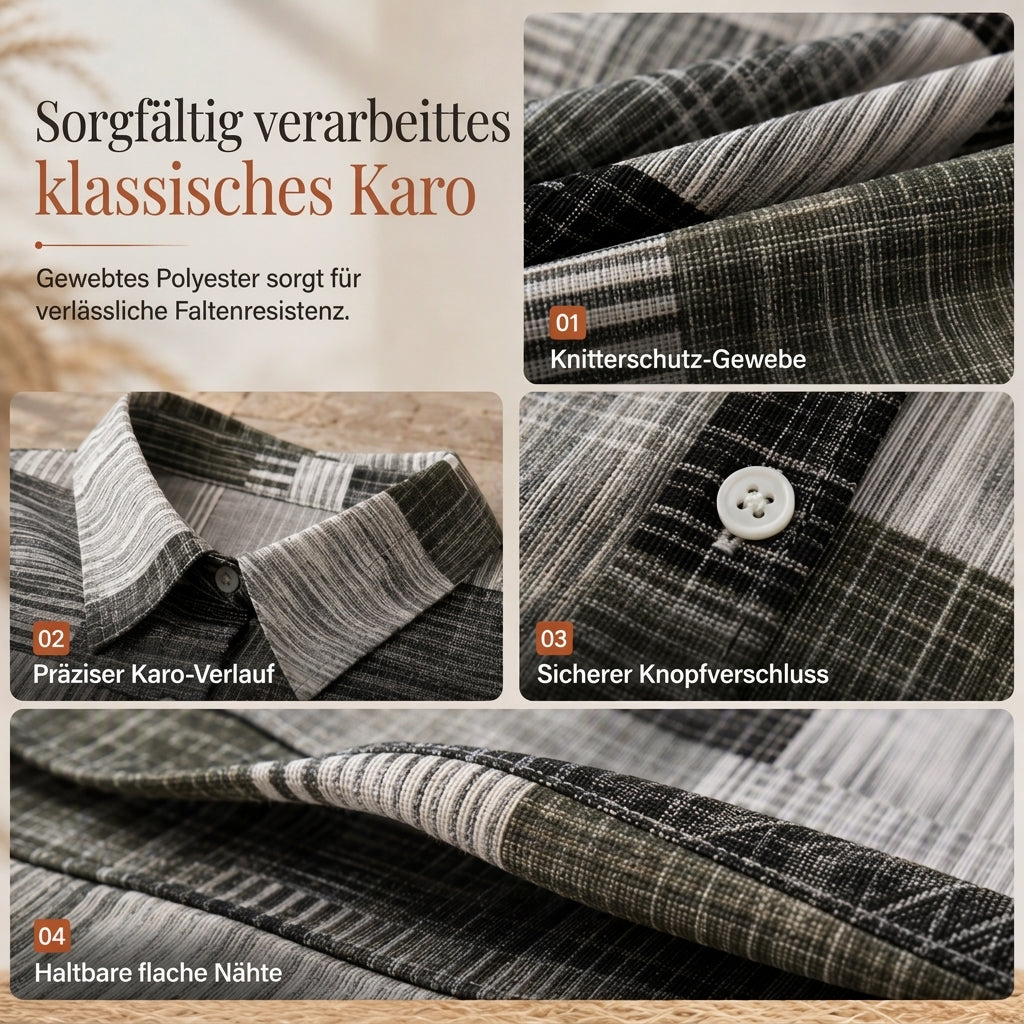 Leni™ | Luftige Karierte Overshirt