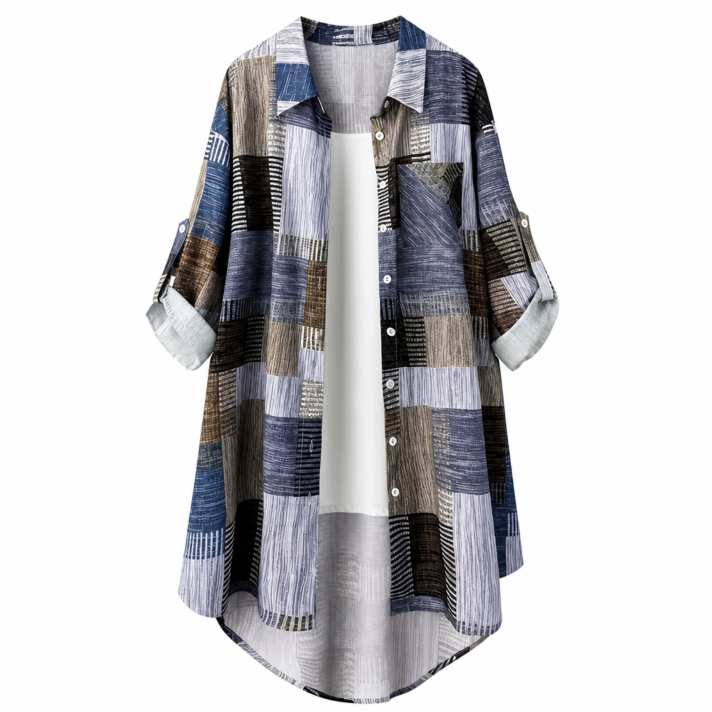 Leni™ | Luftige Karierte Overshirt