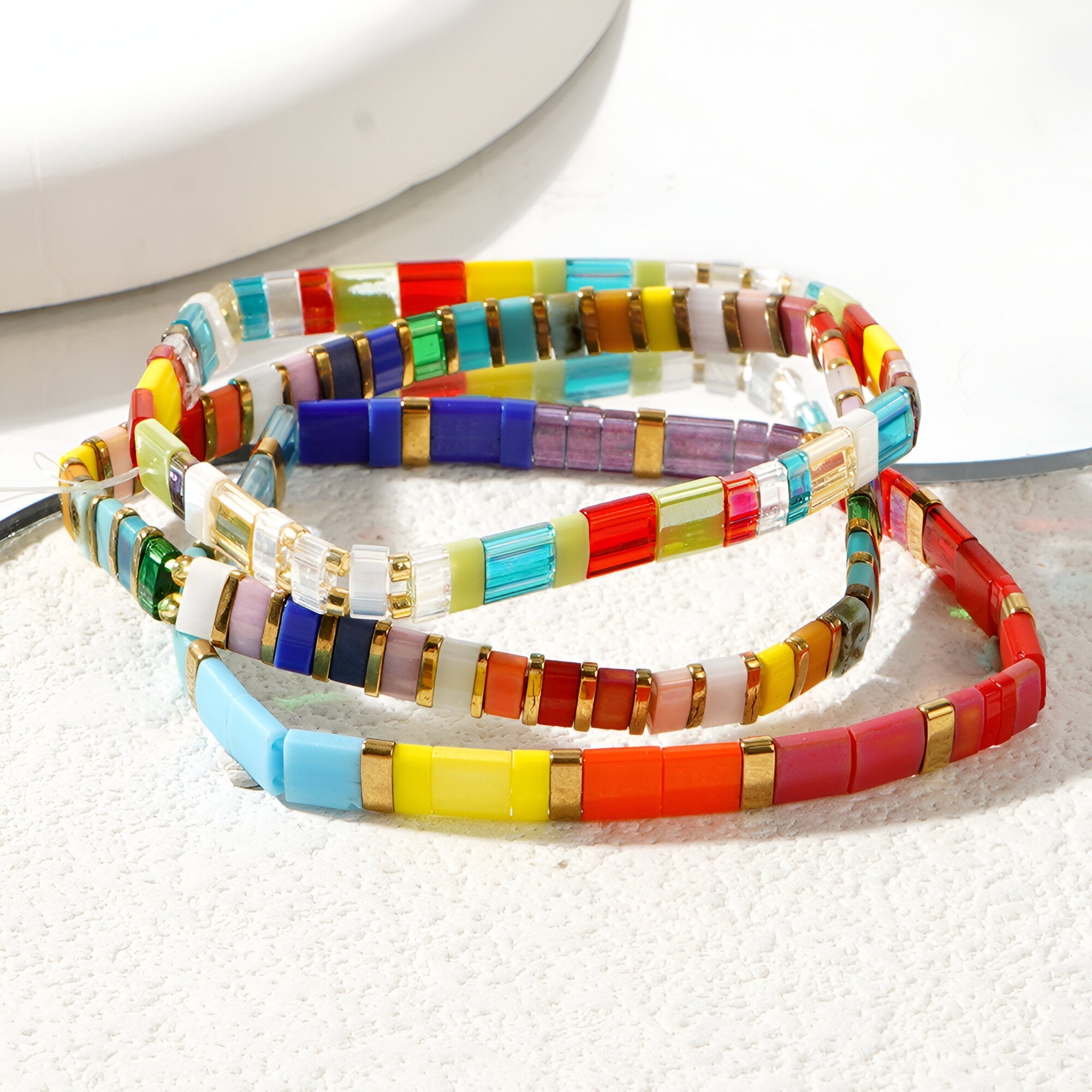 RegenbogenGlanz™ Perlenarmband