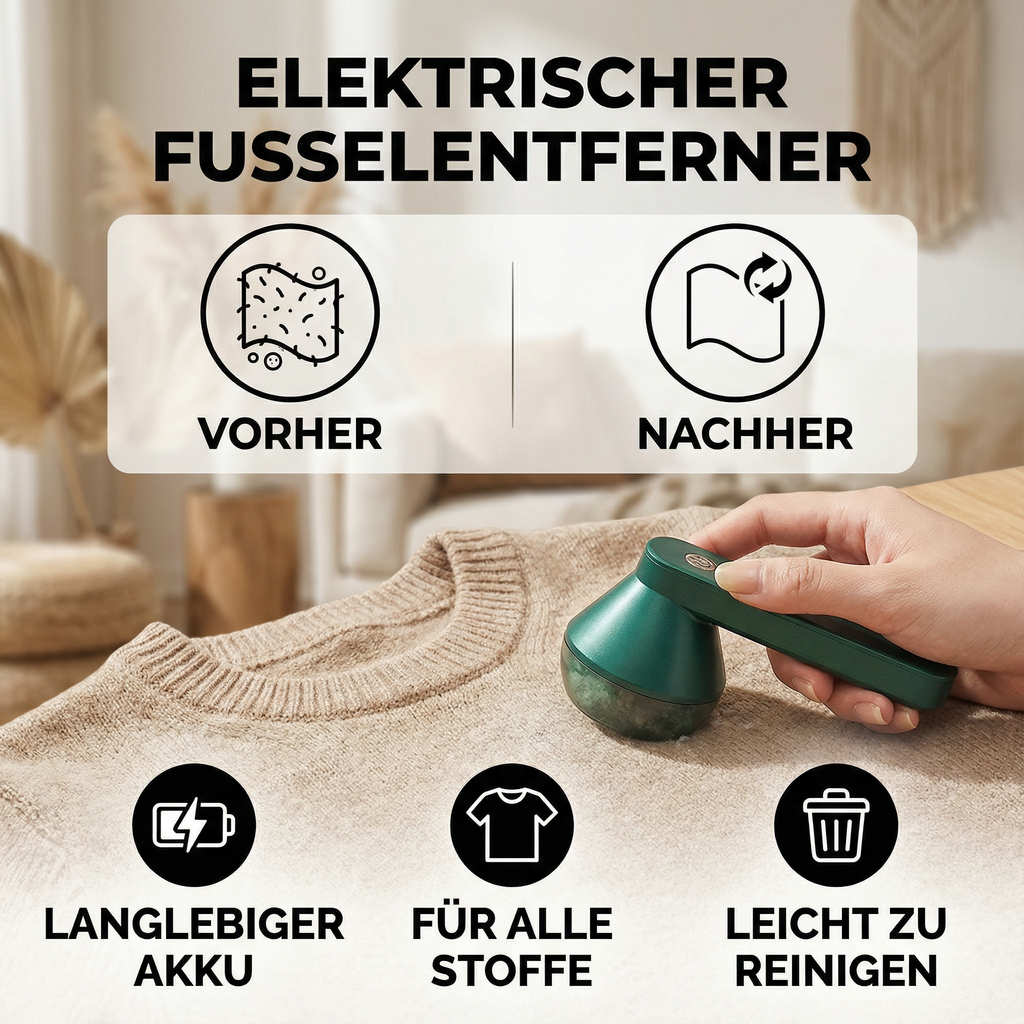 Elektrischer Fussel Entferner